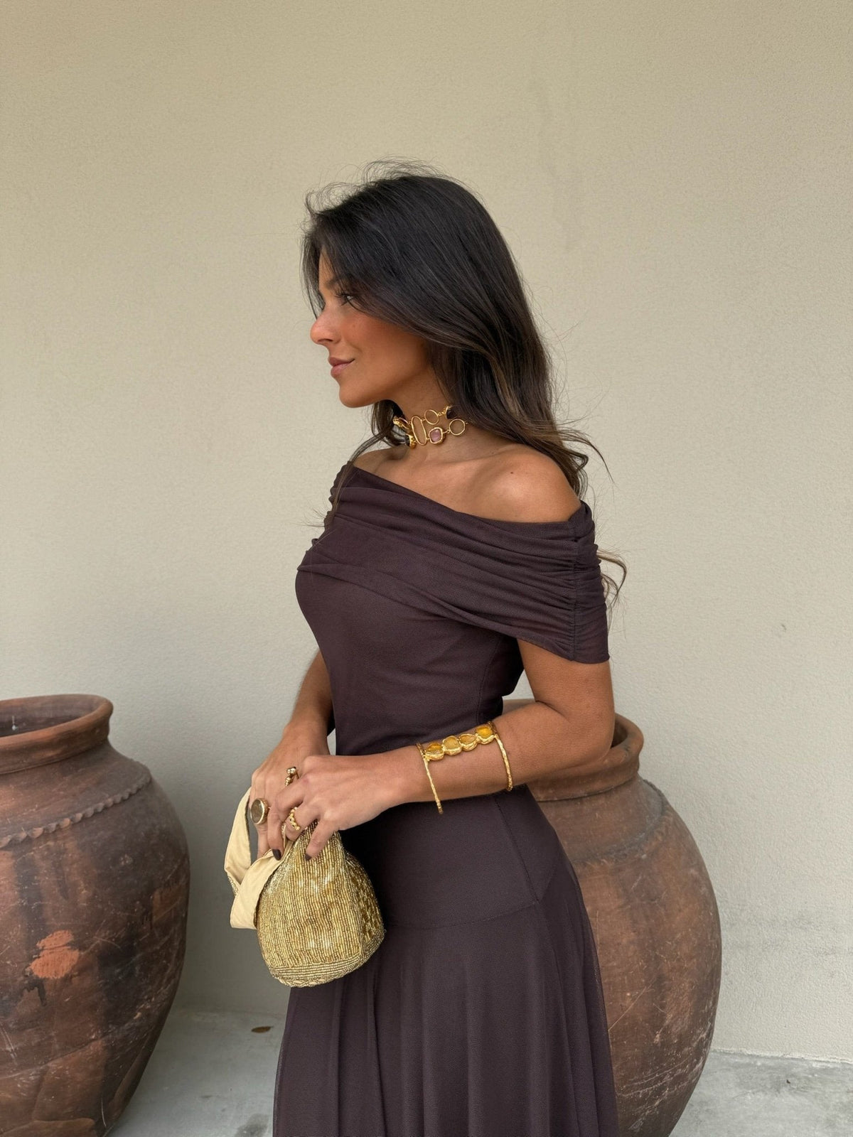 Laurel Mesh Maxi Dress — Casuarina