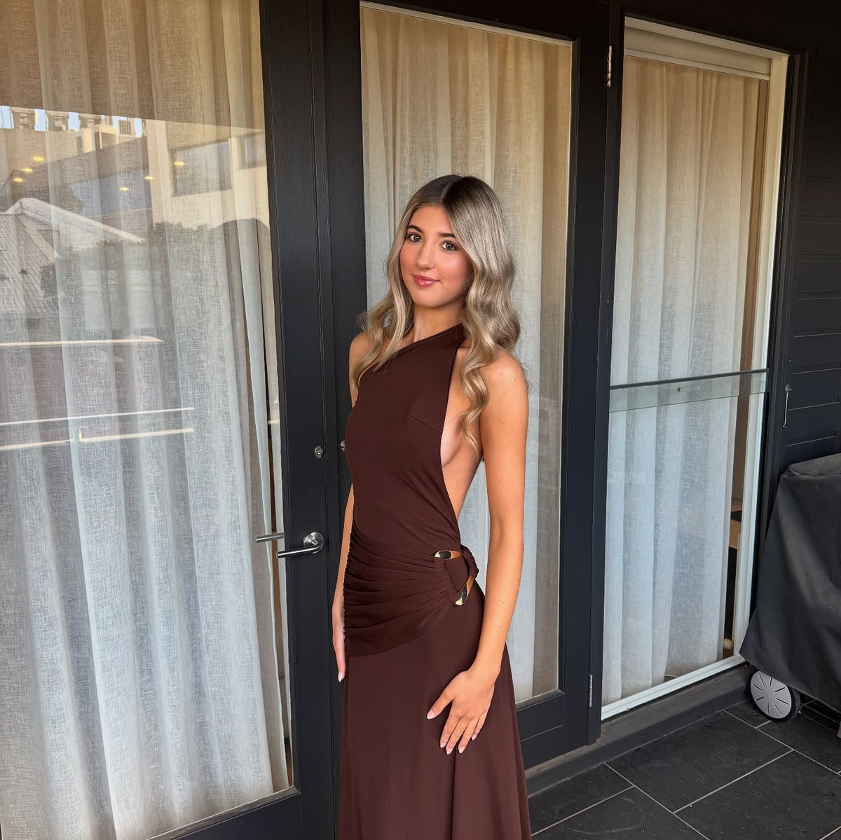 Linnea One-Shoulder Bodycon Maxi Dress — Casuarina