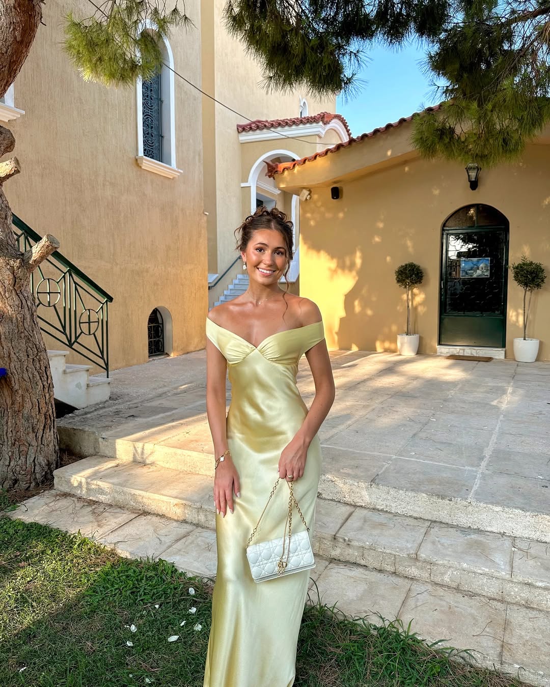 Marguerite Backless Satin Maxi Dress — Casuarina
