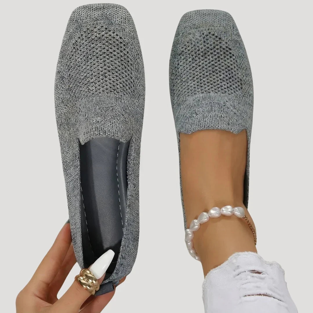 Aurelia Knit Slip-On Loafers — Casuarina