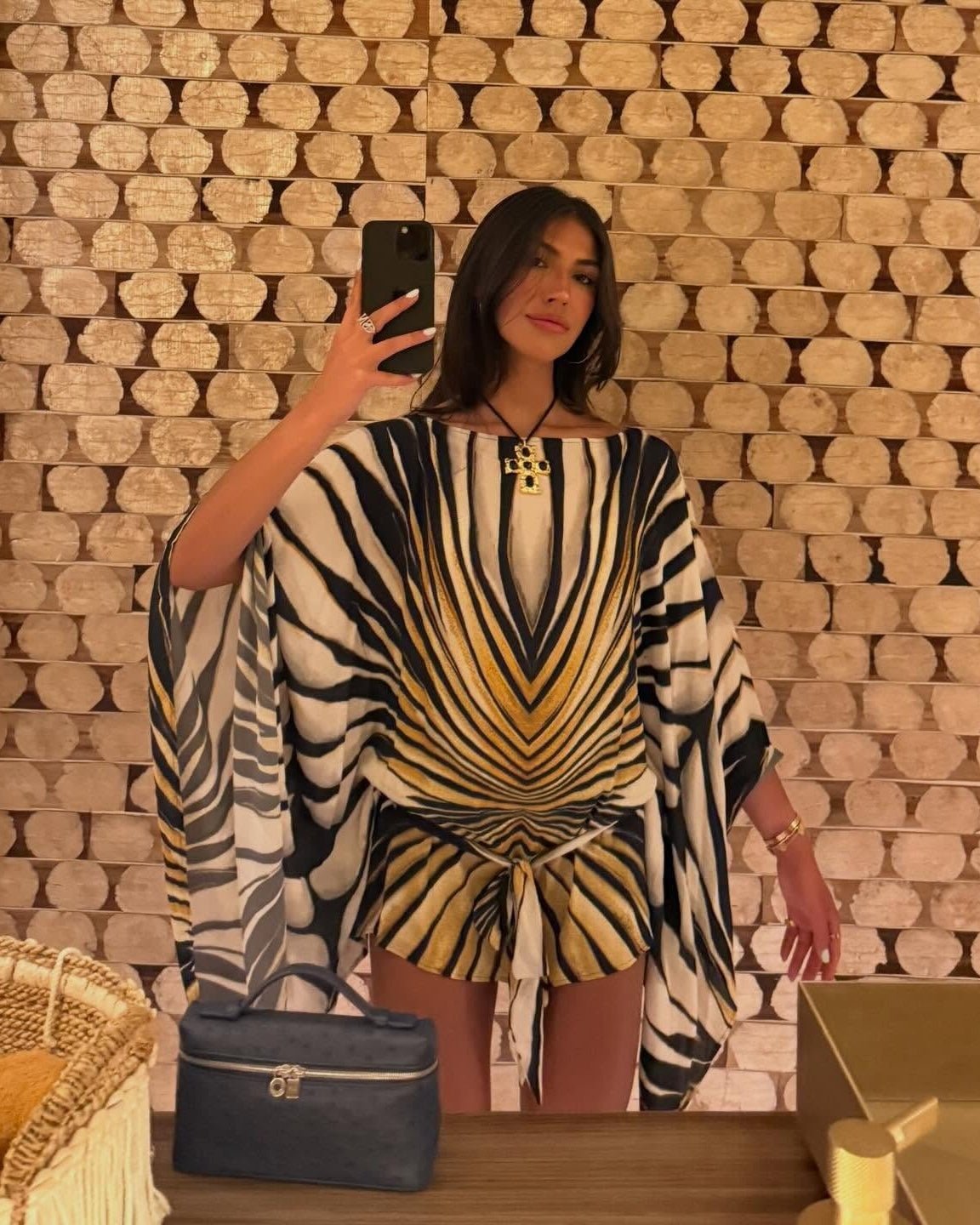 Electra Zebra Print Kaftan Dress — Casuarina