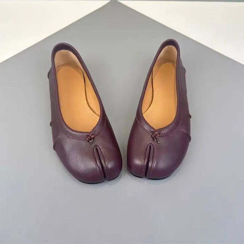 Eliza Split-Toe Mules — Casuarina