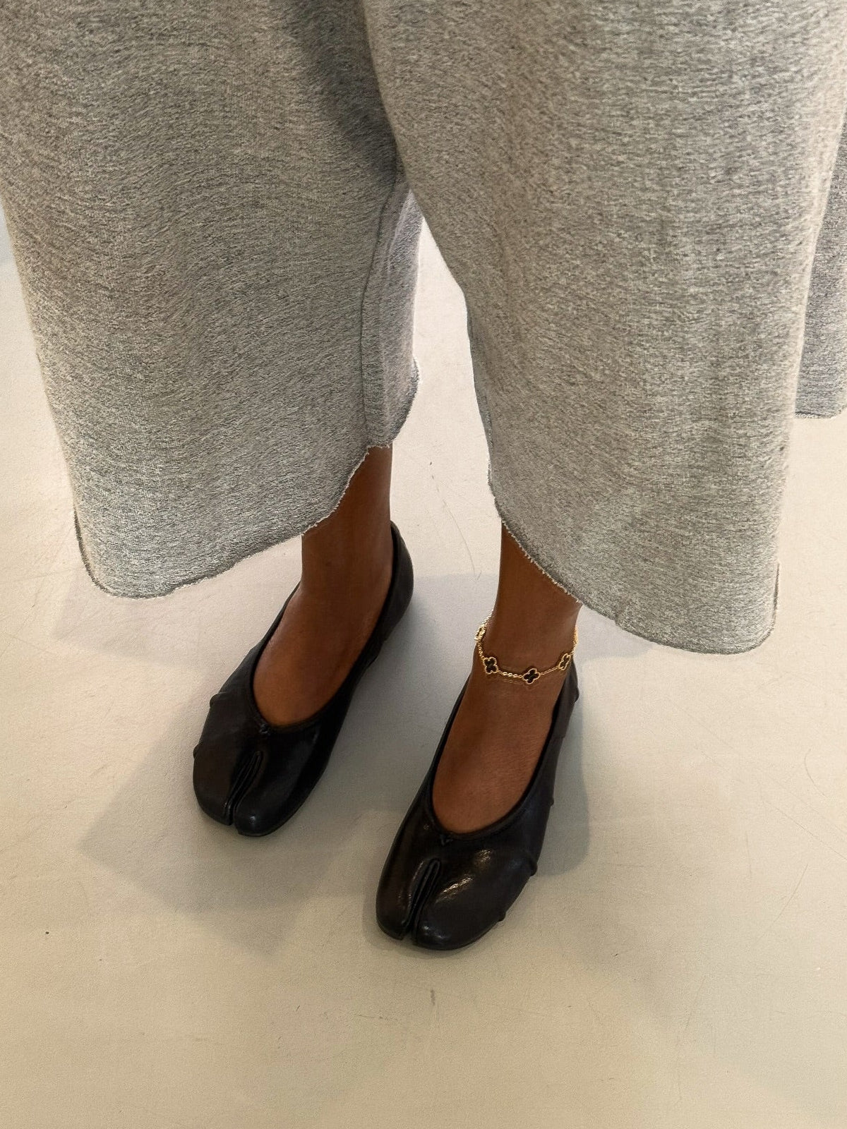 Eliza Split-Toe Mules — Casuarina