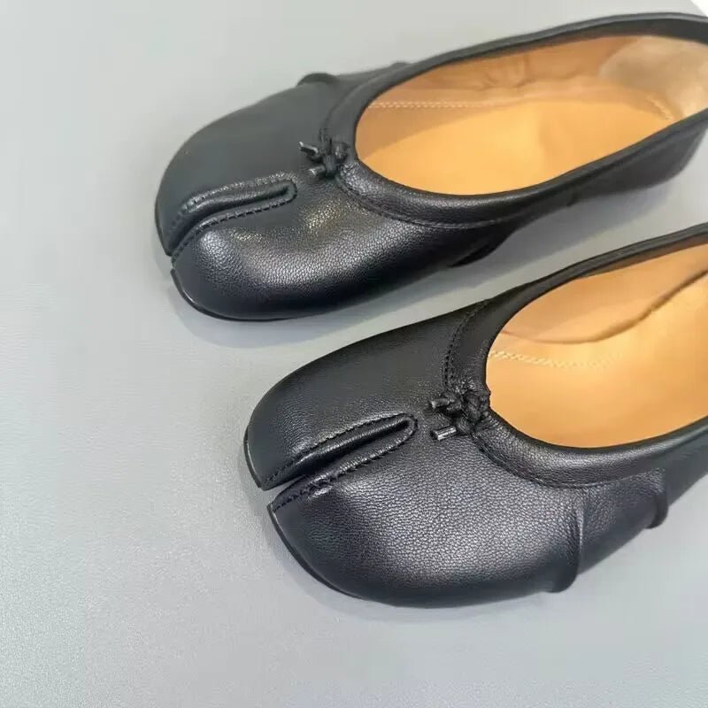 Eliza Split-Toe Mules — Casuarina