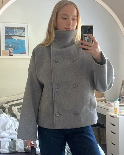 Eugenie Jacket with Stand Collar — Casuarina
