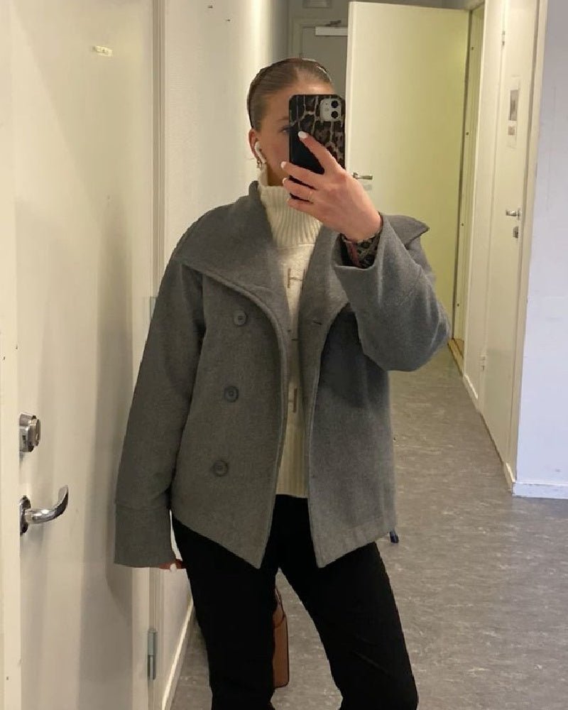 Eugenie Jacket with Stand Collar — Casuarina