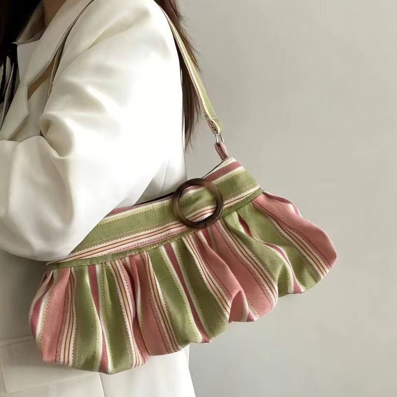 Felicity Striped Shoulder Bag — Casuarina
