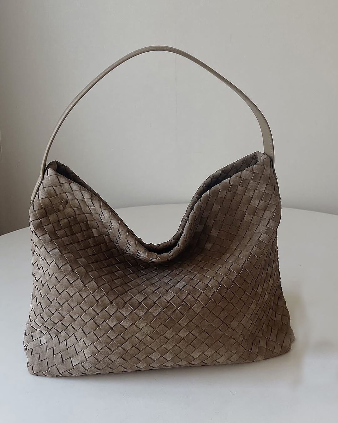 Hester Suede-Look Tote Bag — Casuarina