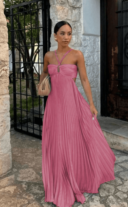 Isadora Crinkle Chiffon Maxi Dress — Casuarina