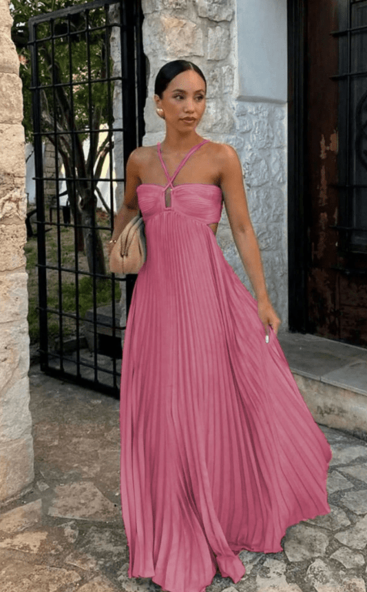 Isadora Crinkle Chiffon Maxi Dress — Casuarina