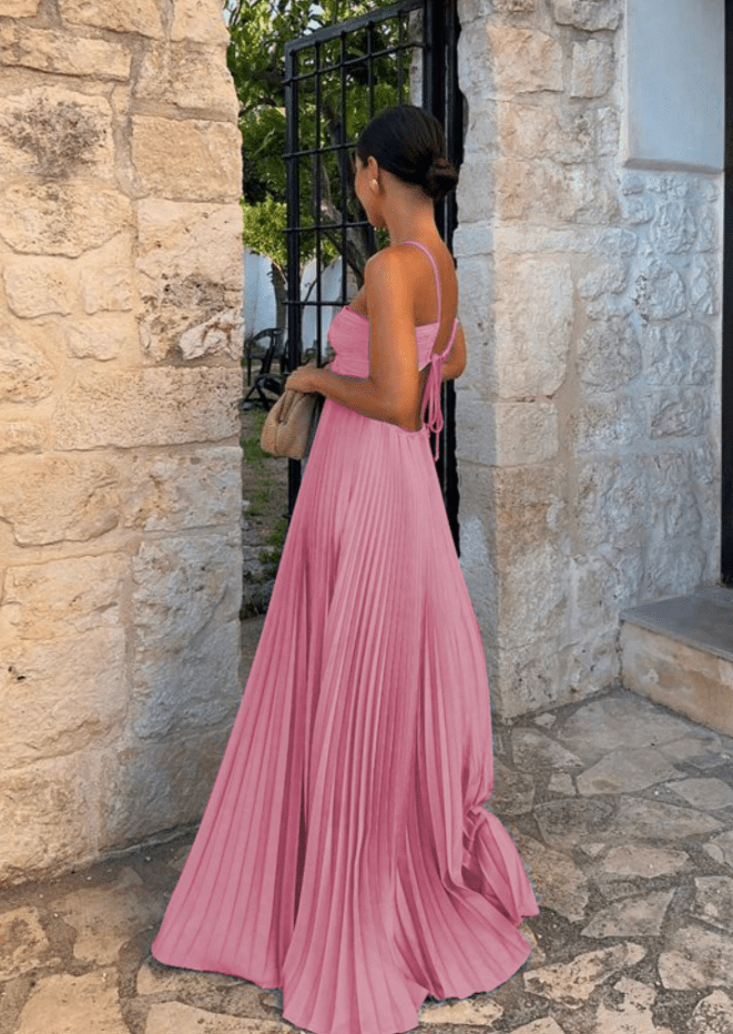 Isadora Crinkle Chiffon Maxi Dress — Casuarina