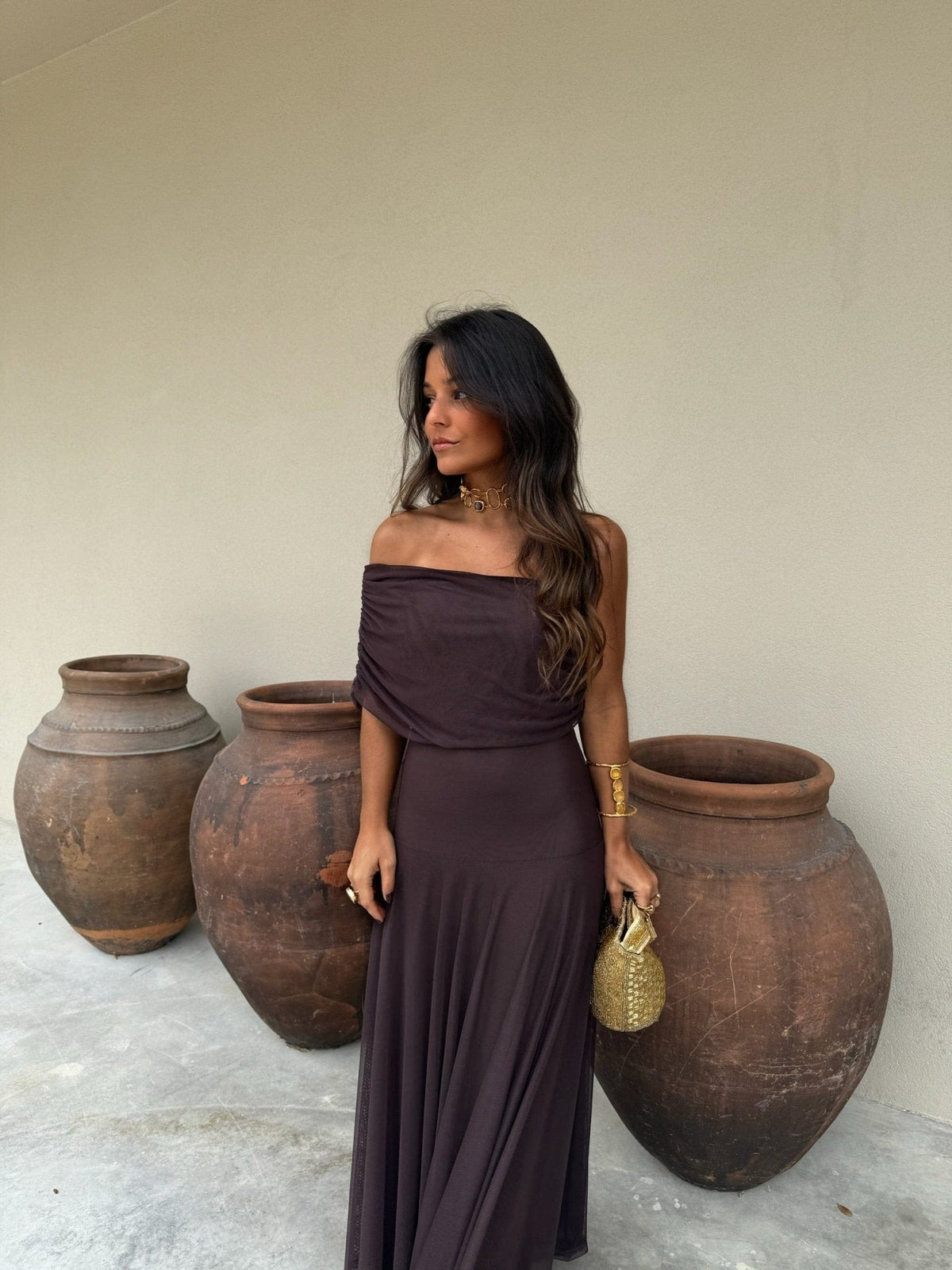 Laurel Mesh Maxi Dress — Casuarina