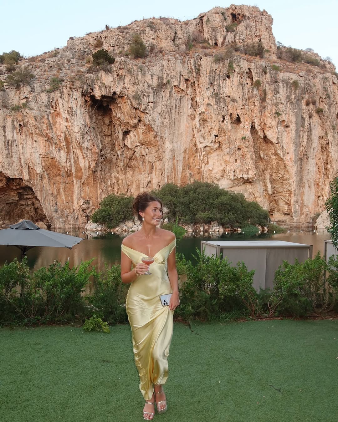 Marguerite Backless Satin Maxi Dress — Casuarina