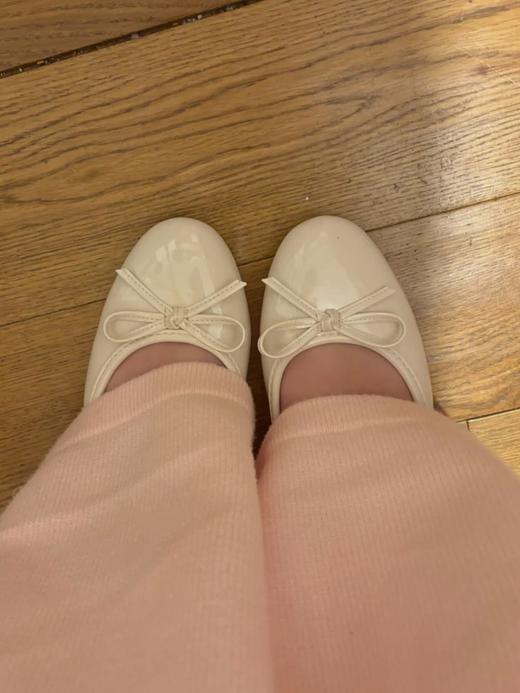 Opal Bowtie Ballet Flats — Casuarina
