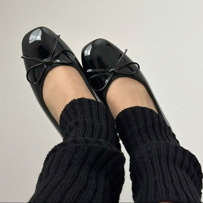 Opal Bowtie Ballet Flats — Casuarina