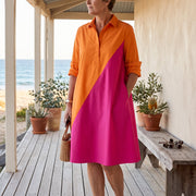 Orange and Pink